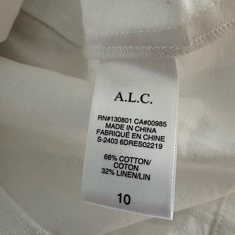 🆕 ALC White “Ryan” Mini Dress - Picture 11 of 13